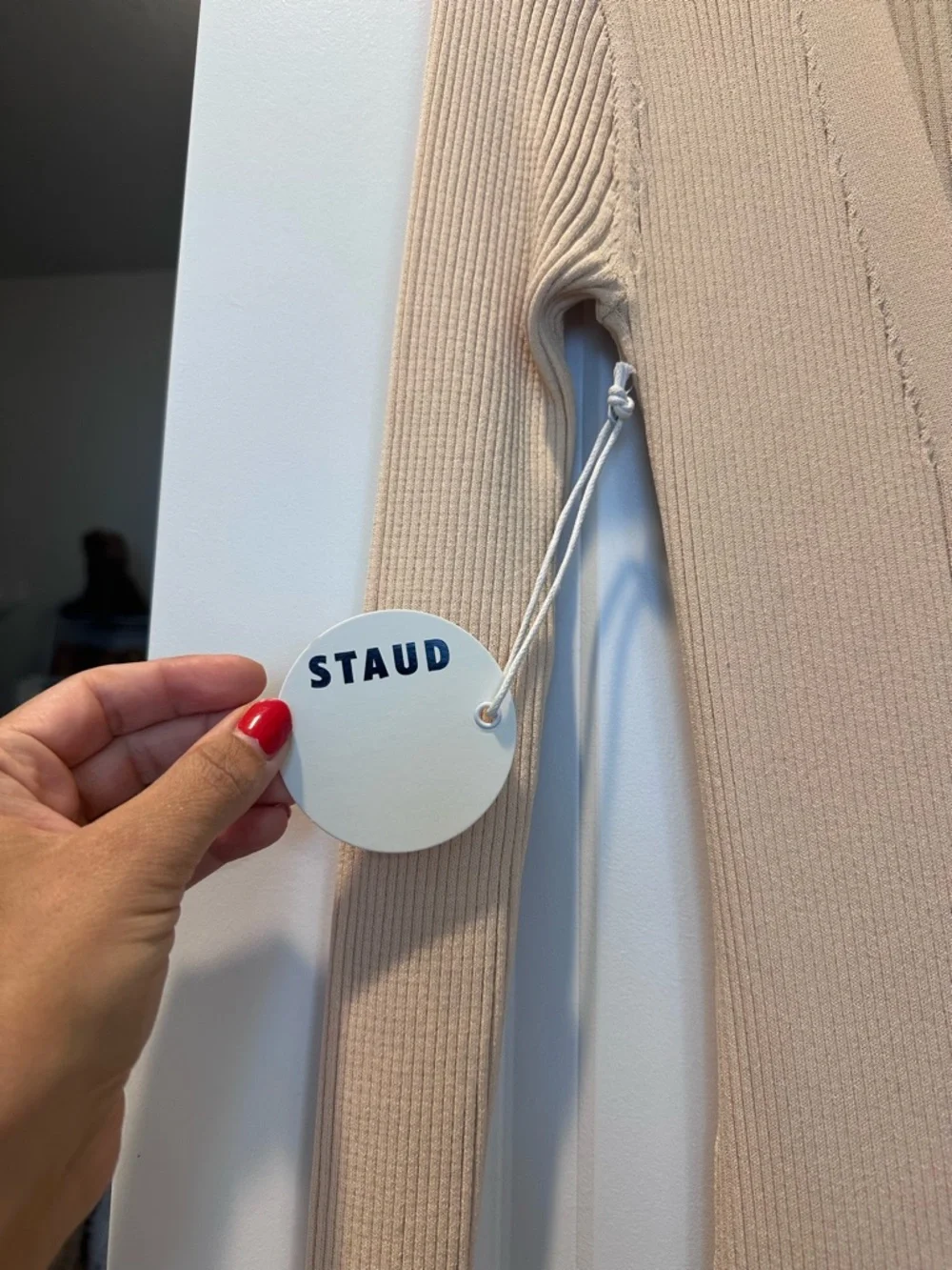 Staud Shoko Two-Tone Sweater Dress - Picture 3 of 10